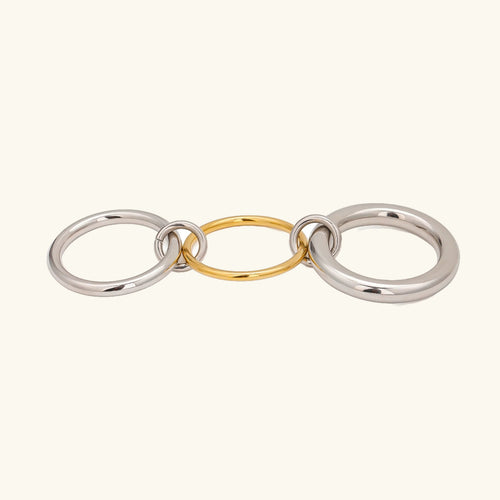 [Royal&Vicky]Canaria Stacked Ring