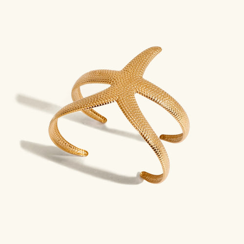 [Royal&Vicky]Annika Gold Starfish Cuff