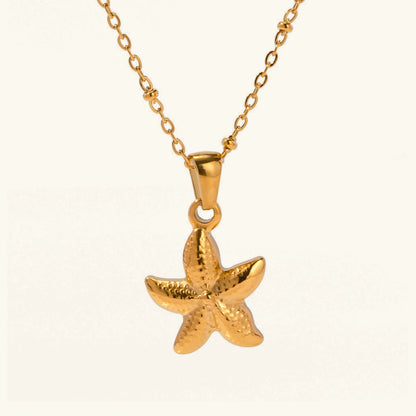 [Royal&Vicky]Emmie Gold Starfish Pendant