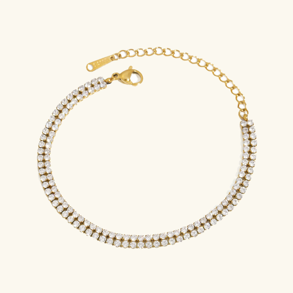 [Royal&Vicky]Florabelle Double Tennis Bracelet