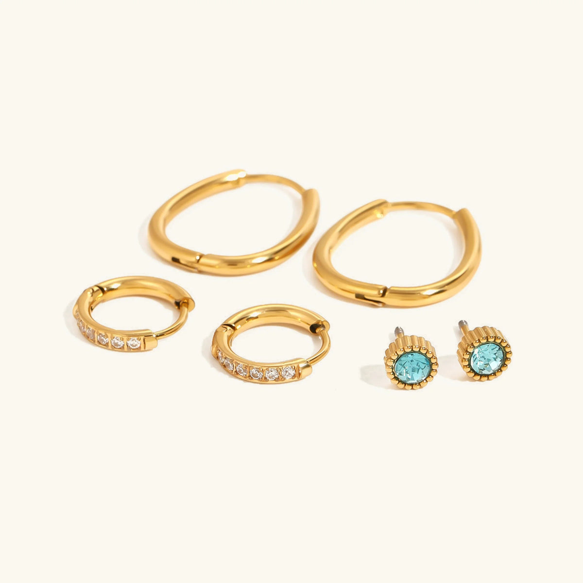 [Royal&Vicky]Kylie Diamond Earring Bundle