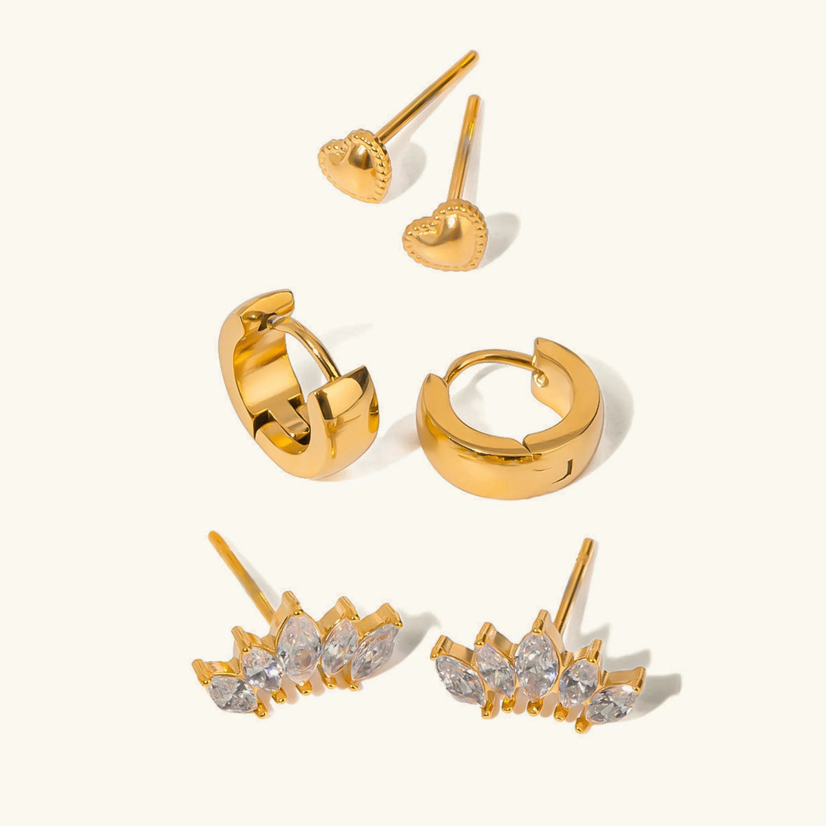 [Royal&Vicky]Lyanna Diamond Earring Bundle