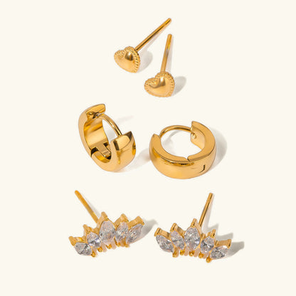 [Royal&Vicky]Lyanna Diamond Earring Bundle