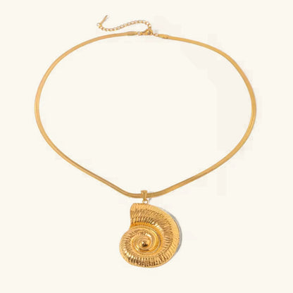 [Royal&Vicky]Cascadia Nautilus Gold Necklace