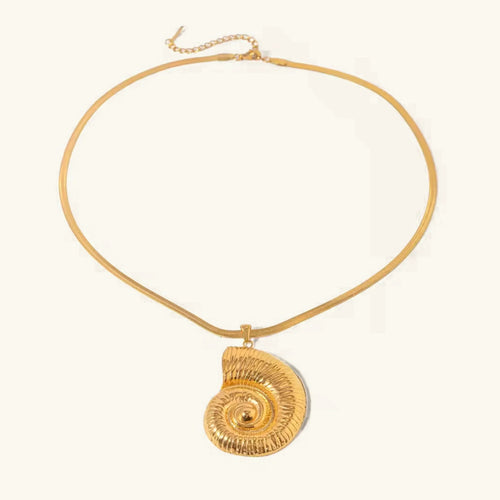 [Royal&Vicky]Cascadia Nautilus Gold Necklace