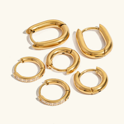 [Royal&Vicky]Florielle Staple Hoops Bundle