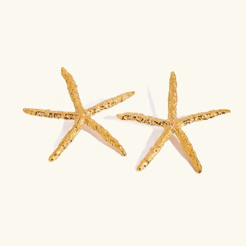[Royal&Vicky]Claudia Gold Starfish Earrings