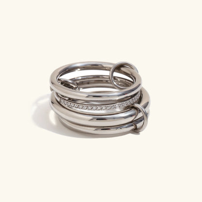 [Royal&Vicky]Emmanuelle Diamond Ring Stack