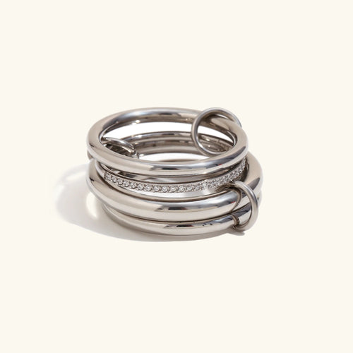 [Royal&Vicky]Emmanuelle Diamond Ring Stack