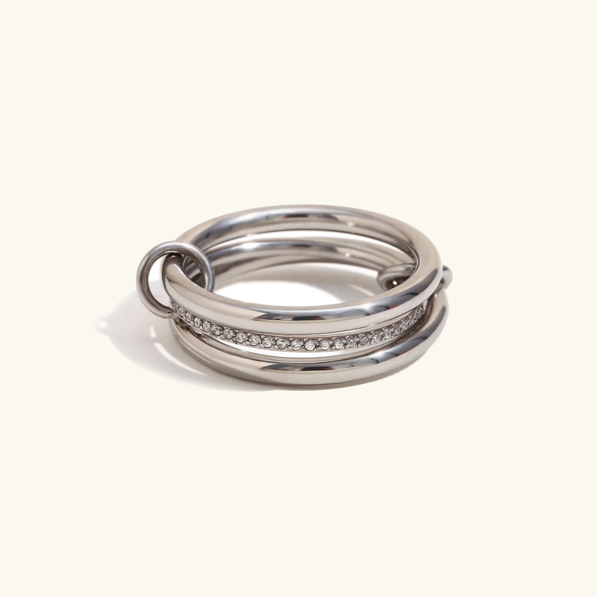 [Royal&Vicky]Evadne Diamond Ring Stack