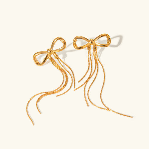 [Royal&Vicky]Yvette Bow Earrings