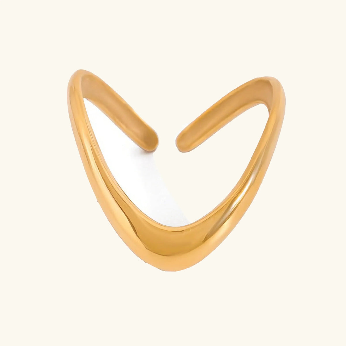 [Royal&Vicky]Paisley Gold Arc Ring