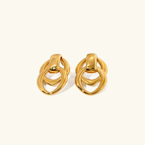 [Royal&Vicky]Zoey Gold Earrings