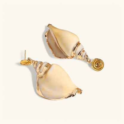 [Royal&Vicky]Sabrina Seashell Earrings