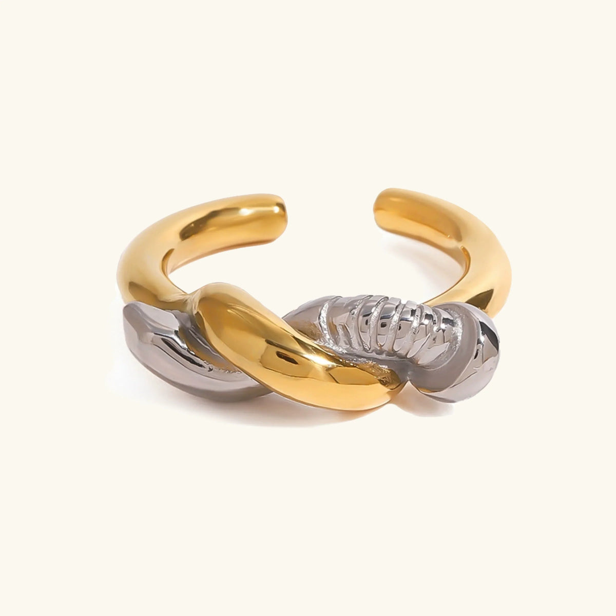 [Royal&Vicky]Trinity Twisted Nail Ring