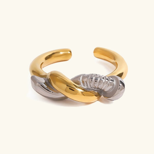 [Royal&Vicky]Trinity Twisted Nail Ring