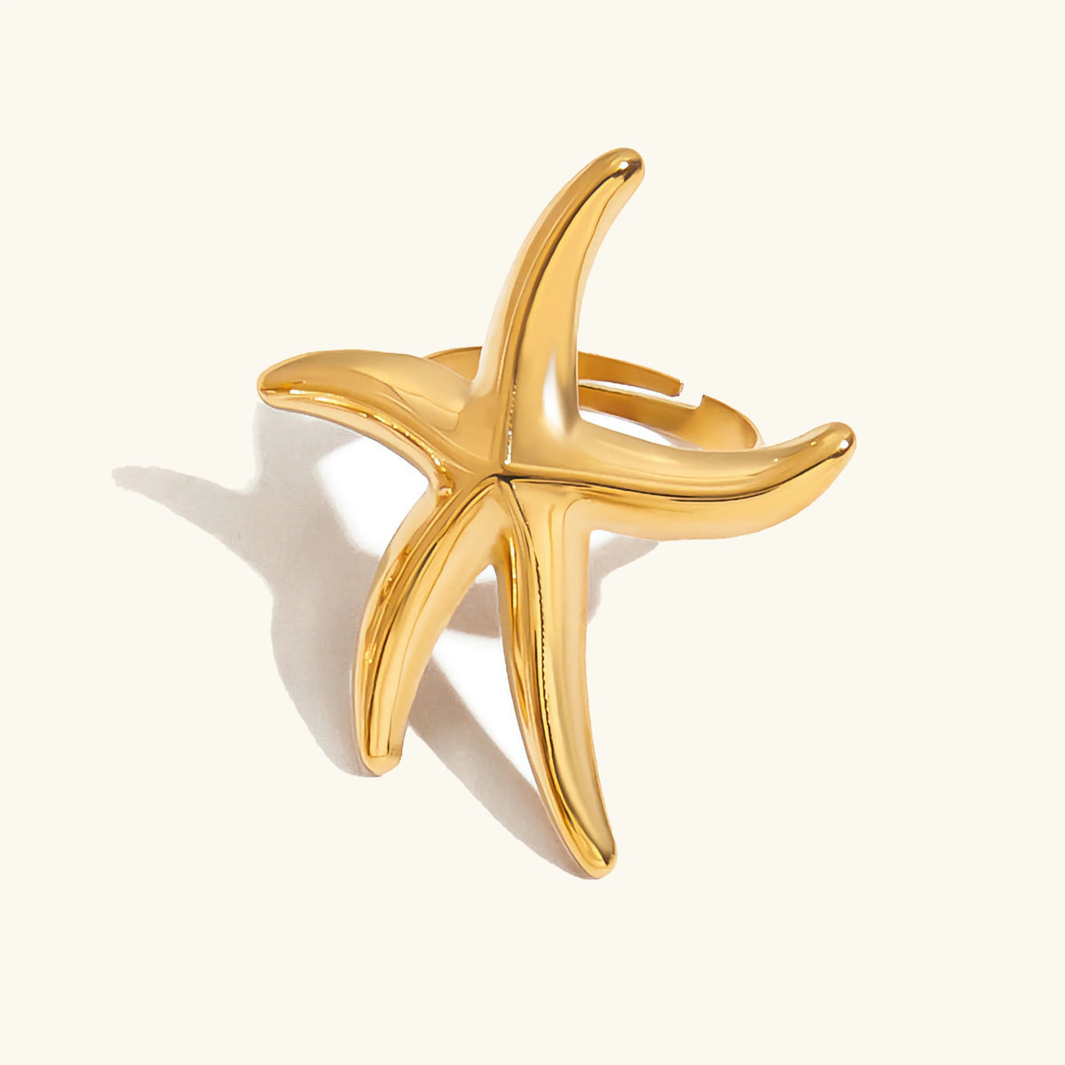 [Royal&Vicky]Oceanic Gold Starfish Ring