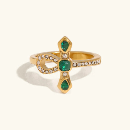 [Royal&Vicky]Joy Diamond Knot Gold Ring