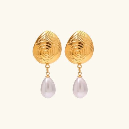 [Royal&Vicky]Eleonora Freshwater Pearl Earrings