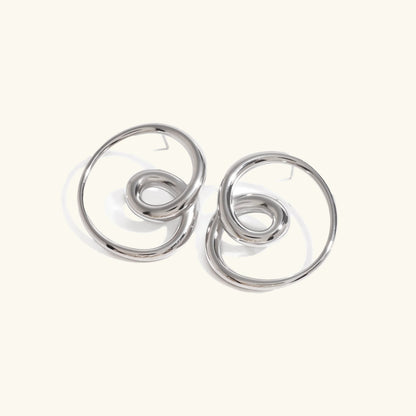 [Royal&Vicky]Angelique Golden Twist Earrings