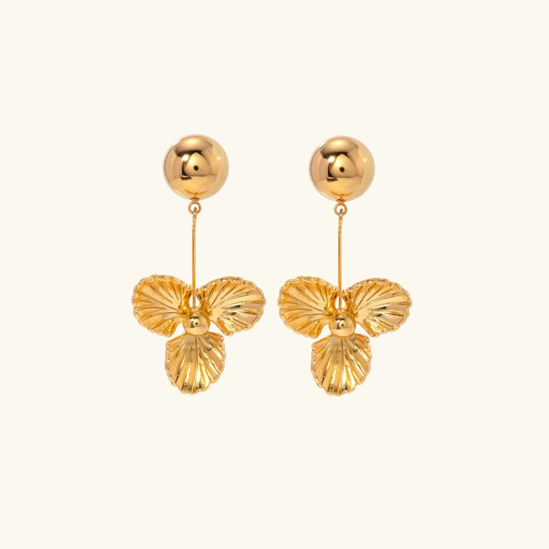 [Royal&Vicky]Andrea Gold Earrings