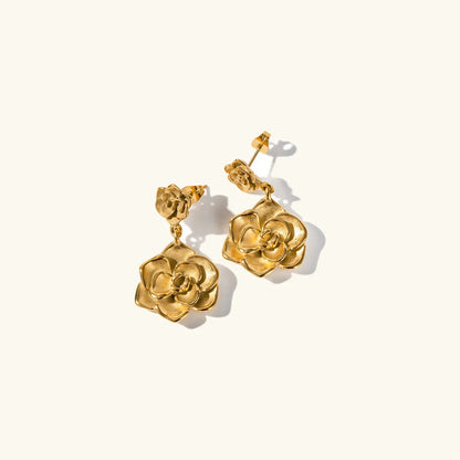 [Royal&Vicky]Thelma Gold Earrings