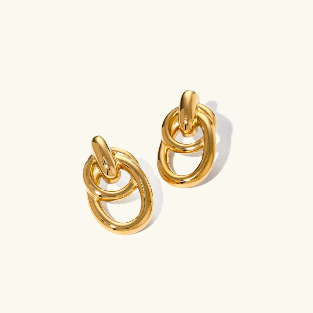 [Royal&Vicky]Amarelda Gold Earrings