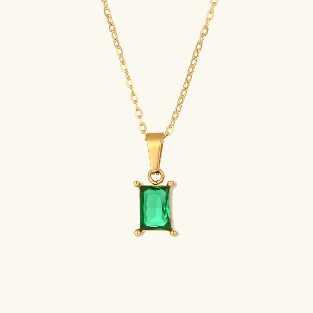 [Royal&Vicky]Emi Green Necklace