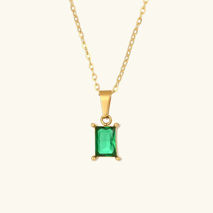 [Royal&Vicky]Emi Green Necklace