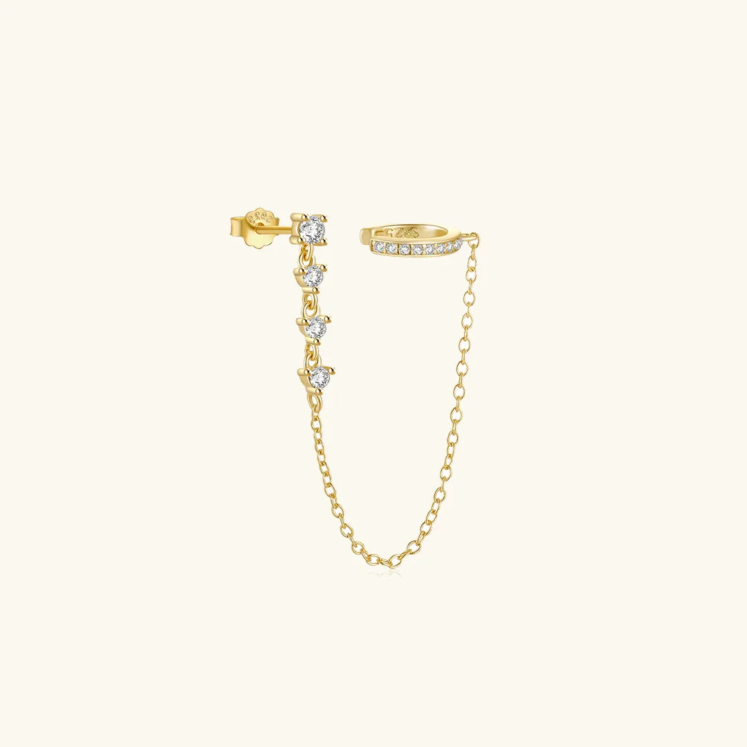 [Royal&Vicky]Audra Chain Cuff Earring