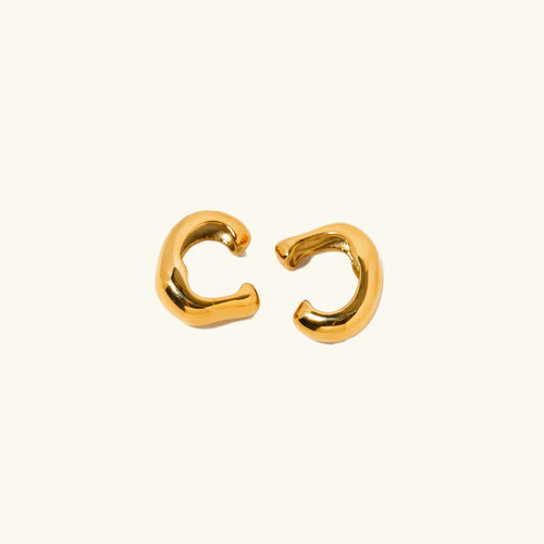 [Royal&Vicky]Fabienne Gold Ear Cuffs