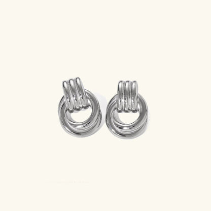 [Royal&Vicky]Luna Layered Hoop Earrings