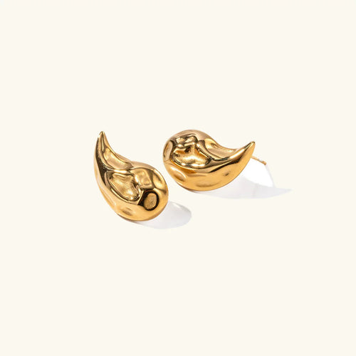 [Royal&Vicky]Raven Vintage Teardrop Earrings
