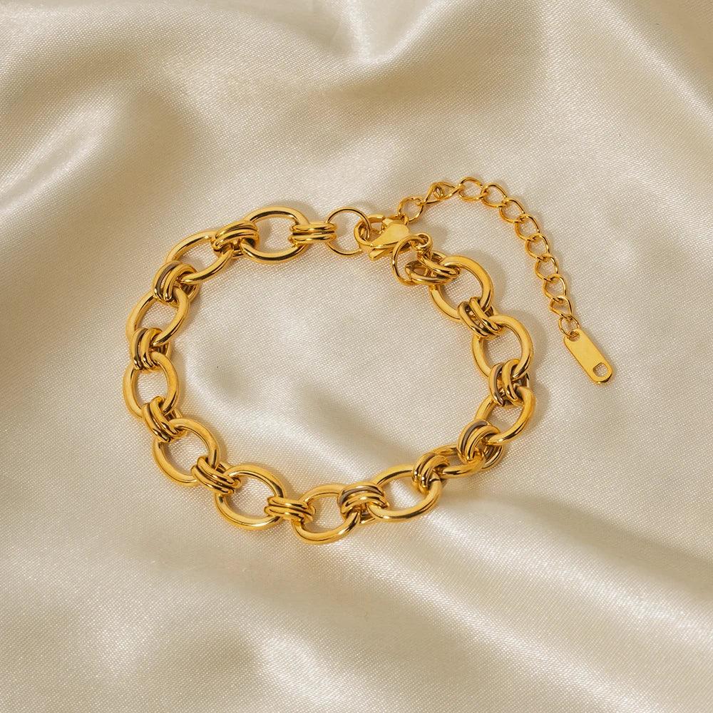 [Royal&Vicky]Betty Gold Bracelet