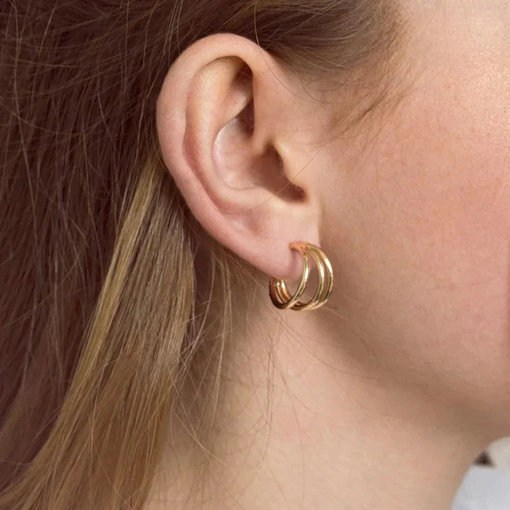 [Royal&Vicky]Cradle Gold Earrings