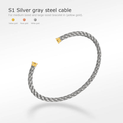 [Royal&Vicky]FORCE SERIES BRACELET CABLES 50 CHOICES (DIY SELECTION)