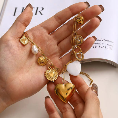 [Royal&Vicky]Lianne Gold Heart Locket