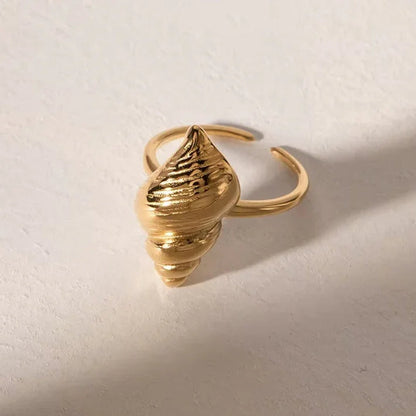 [Royal&Vicky]Ohana Sea Conch Gold Ring