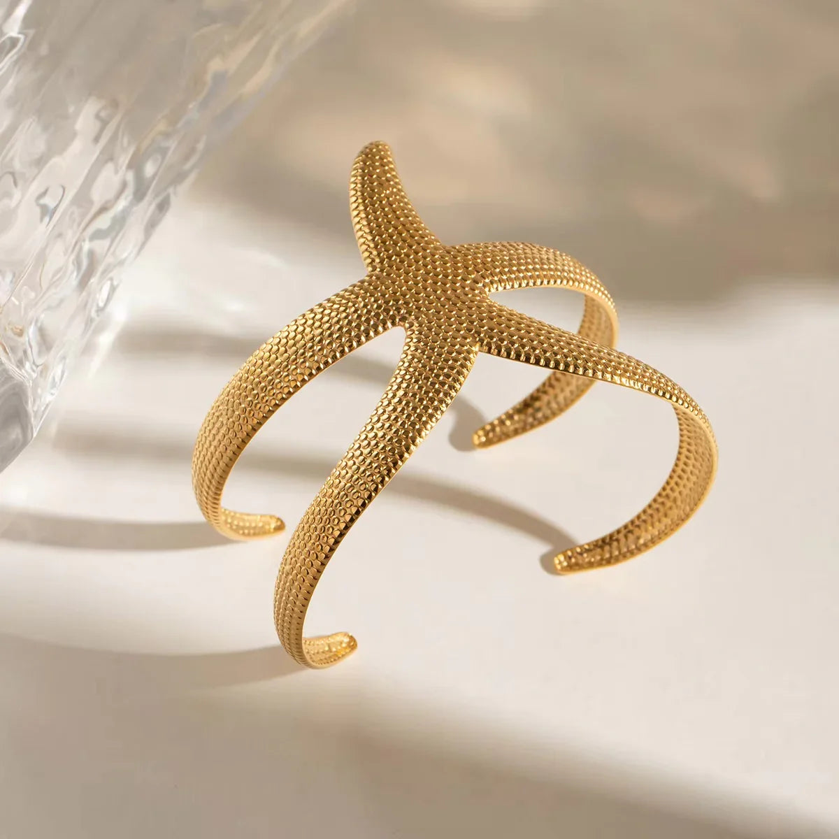 [Royal&Vicky]Annika Gold Starfish Cuff