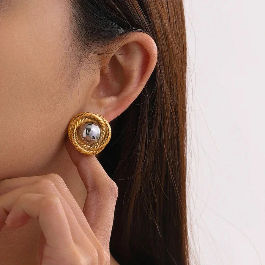 [Royal&Vicky]Ariadne Gold Earrings