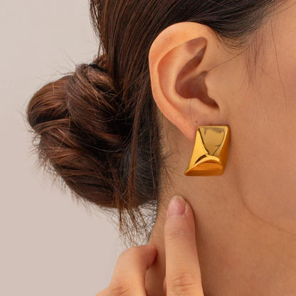 [Royal&Vicky]Elsie Gold Earrings