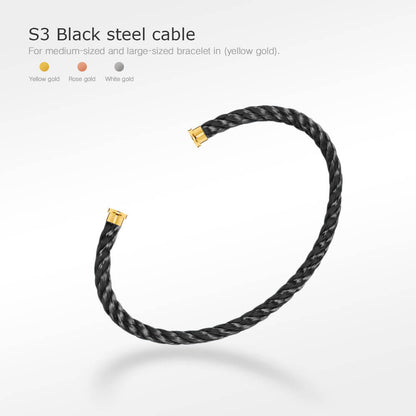[Royal&Vicky]FORCE SERIES BRACELET CABLES 50 CHOICES (DIY SELECTION)
