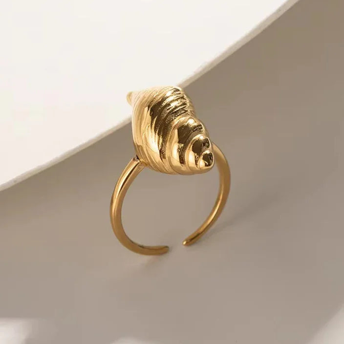 [Royal&Vicky]Ohana Sea Conch Gold Ring
