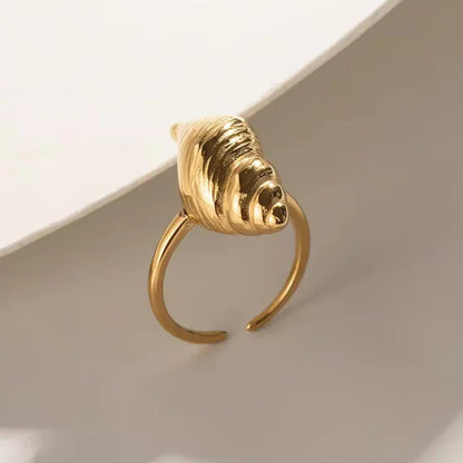 [Royal&Vicky]Ohana Sea Conch Gold Ring