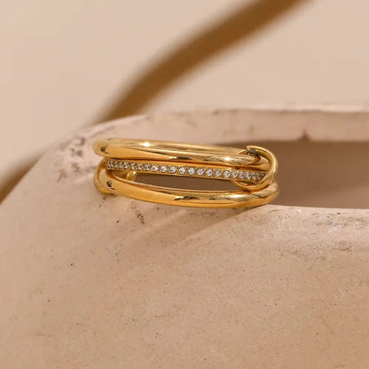 [Royal&Vicky]Dara Diamond Ring Stack