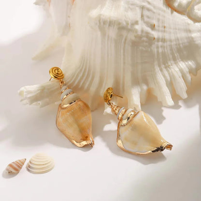 [Royal&Vicky]Sabrina Seashell Earrings