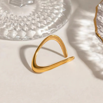 [Royal&Vicky]Paisley Gold Arc Ring