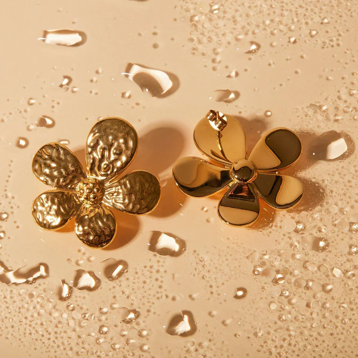 [Royal&Vicky]Daisy Gold Earrings