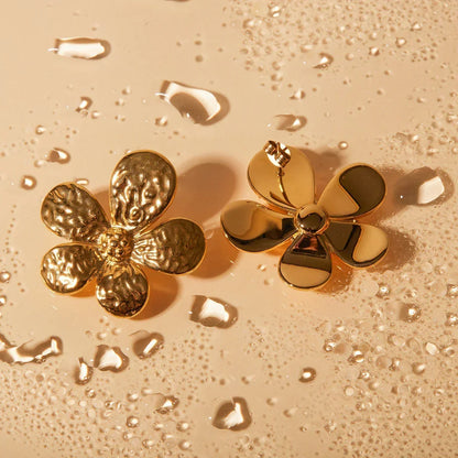 [Royal&Vicky]Daisy Gold Earrings
