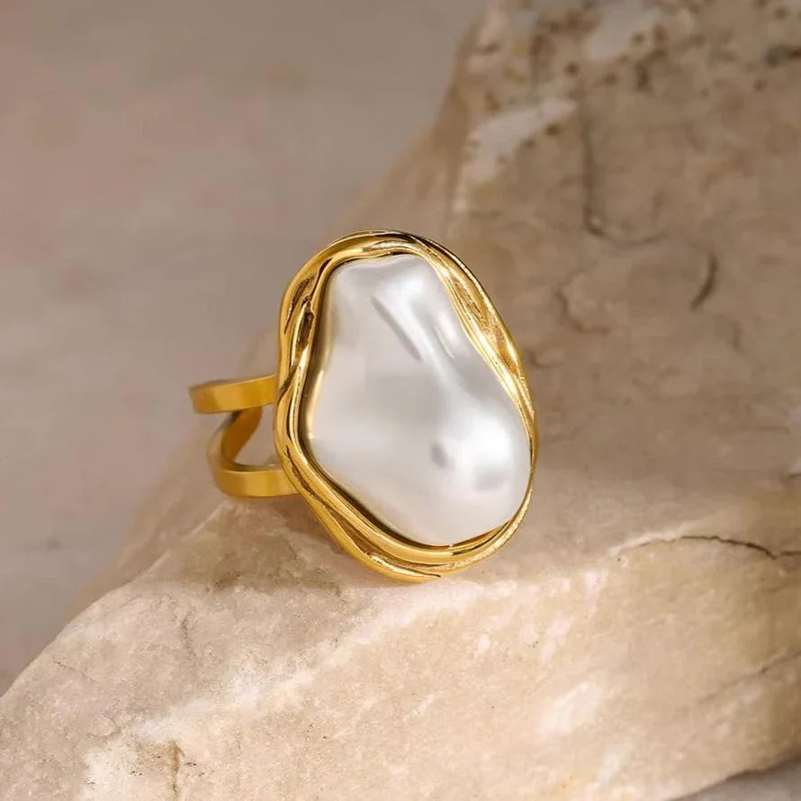 [Royal&Vicky] Charis Gold-Perlenring